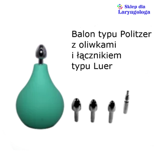 Balon typu Politzer 08-191 Metech - Akcesoria medyczne - miniaturka - grafika 1