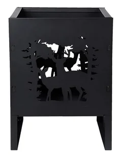 Stalowe palenisko z motywem jeleni F8-Z54 - Paleniska ogrodowe - miniaturka - grafika 1