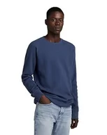 Koszulki męskie - G-STAR RAW Jirgi Tweeter Slim Ls t-shirt męski, Niebieski (Rank Blue D23475-d271-868), L - miniaturka - grafika 1