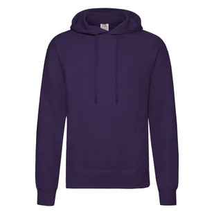 Męska Klasyczna Bluza Z Kapturem - Bluzy sportowe męskie - miniaturka - grafika 1