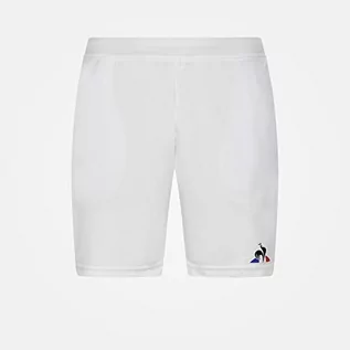 Spodnie damskie - Le Coq Sportif Le Coq Sportif damskie krótkie spodnie tenisowe N°2 M New Optical White beżowy New Optical White L 1821547 - grafika 1