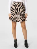 Spódnice - Aygill's - Spódnica damska, wielokolorowy|czarny|beżowy - miniaturka - grafika 1