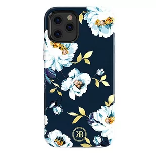 Kingxbar Blossom etui ozdobione oryginalnymi Kryształami Swarovskiego iPhone 12 Pro Max wielokolorowy (Gardenia) - Etui i futerały do telefonów - miniaturka - grafika 1