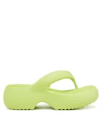 Klapki i japonki damskie - Melissa Japonki Melissa Free Fuzzy Platform Ad M 35875 Żółty - miniaturka - grafika 1