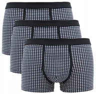 Majtki męskie - Bokserki męskie XL 3 -pak czarne jakość Pako Jeans - miniaturka - grafika 1