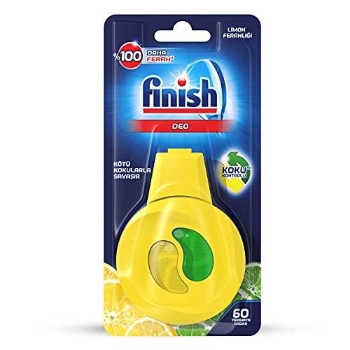 Finish Calgonit  odświeżacz powietrza do nadaje się do mycia w zmywarce  cytryny  5 ML  [Pack 4] 3042605