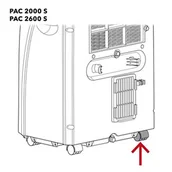 Akcesoria do wentylacji i klimatyzacji - Trotec PAC 2600 S koło - miniaturka - grafika 1