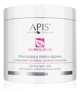 Maseczki do twarzy - Apis Tropica Relax Wyciszająca maska algowa jaśmin + orchidea, 200g - miniaturka - grafika 1