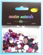 Dekoratorstwo - Elementy Ozdobne Kryształki Tonacja Różowa 4-12Mm 25G, Galeria Hobby - miniaturka - grafika 1