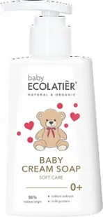 ECOLATIER Mydło w kremie dla dzieci Soft Care 250ml - Kosmetyki kąpielowe dla dzieci - miniaturka - grafika 1