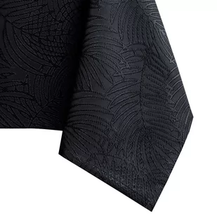 Obrus Gaia Czarny Tłoczony Roślinny 40x120 AmeliaHome - TCLOTH/AH/GAIA/HMD/BLACK/40X120 - Obrusy i serwetki Obrus Gaia Czarny Tłoczony Roślinny 40x120 AmeliaHome - TCLOTH/AH/GAIA/HMD/BLACK/40X120 - Obrusy i serwetki - miniaturka - grafika 1