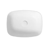 Umywalki - Cersanit Larga umywalka nablatowa prostokątna 50x38 K677-016 - miniaturka - grafika 1