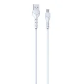 Kable USB - Devia Kabel Kintone USB - microUSB 1,0 m 2,1A biały zestaw 30 szt V2 - miniaturka - grafika 1