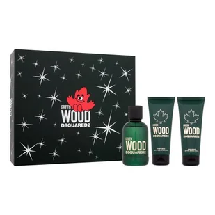 Dsquared2 Green Wood SET1 Zestaw woda toaletowa 100 ml + żel pod prysznic 100 ml + balsam po goleniu 100 ml - Zestawy perfum damskich - miniaturka - grafika 1