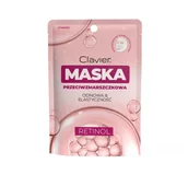 Maseczki do twarzy - Clavier Odnowa & Elastyczność przeciwzmarszczkowa maska w płachcie z retinolem 25ml - miniaturka - grafika 1