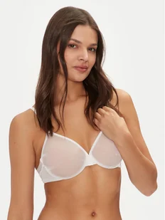 Gossard Biustonosz z fiszbiną Glossies Sheer Moulded 6271 Biały - Biustonosze - miniaturka - grafika 1