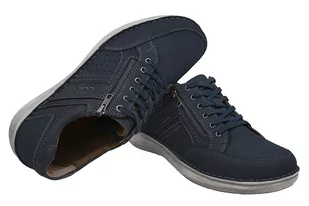Półbuty JOSEF SEIBEL 43702 TE20913 526 Alfred 02 K Indigo-Kombi Anvers Granatowe XXL - Moda i Uroda OUTLET - miniaturka - grafika 2