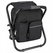 Fotele i krzesła ogrodowe - Wędkarskie składane krzesło z plecakiem H7-N28 - miniaturka - grafika 1