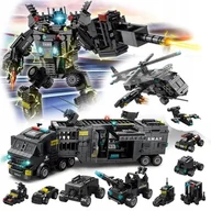 Roboty dla dzieci - Klocki policyjne SWAT dla dzieci 6+ Robot Helikopter 585 elementów - miniaturka - grafika 1