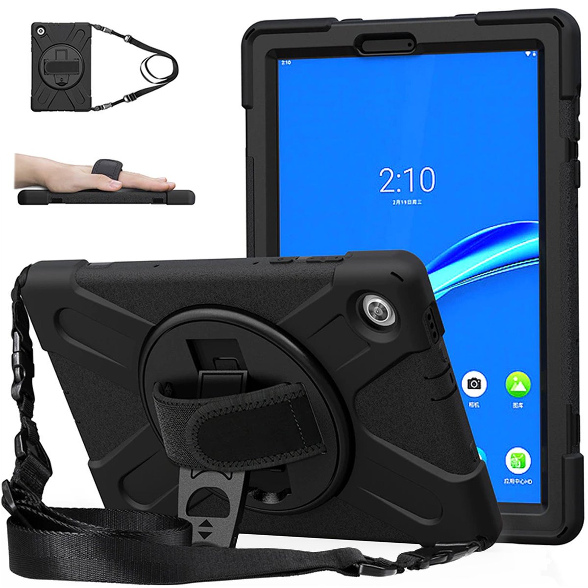 Etui Armor Strap Lenovo Tab M11 TB330FU - Black