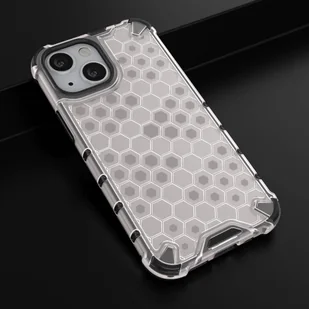 Honeycomb etui pancerny pokrowiec z żelową ramką iPhone 13 mini przezroczysty - Etui i futerały do telefonów - miniaturka - grafika 14