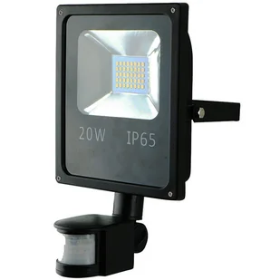 Eko-Light Naświetlacz LED 20 W z sensorem barwa zimna 103 - Oprawy, klosze i abażury - miniaturka - grafika 1