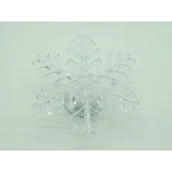 Oświetlenie świąteczne - Przyssawka śnieżynka LED 10 cm stałe kolorowe światło - miniaturka - grafika 1