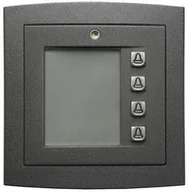 Akcesoria do domofonów i wideodomofonów - Elfon moduł wybierania 4- przyciskowy /grafit (G)/ łącznik do montażu pionowego OP-ŁPIONOWY i poziomego OP-ŁPOZIOMY w komplecie / od wersji v3 do zastosowania wyłącznie z panelami Master i Slave w wersji v3 Mod OP-J4-G - miniaturka - grafika 1