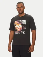 Koszulki męskie - Reebok T-Shirt 100218817 Czarny Regular Fit - miniaturka - grafika 1