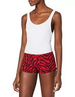 Spodnie sportowe damskie - Urban Classics Spodnie dresowe damskie, Czerwony/czarny, S - miniaturka - grafika 1