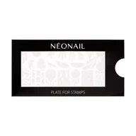 Ozdoby do paznokci - Neonail Blaszka Do Stempli Stamping Plate 04 - miniaturka - grafika 1