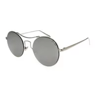 Okulary przeciwsłoneczne - Duże okrągłe okulary przeciwsłoneczne lustrzanki srebrne pre-20c - miniaturka - grafika 1