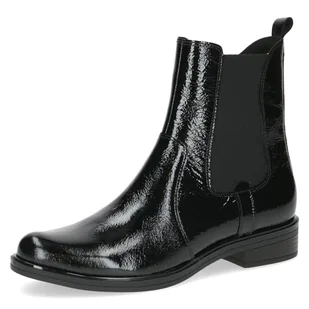 Caprice Damskie botki Boot Flat 9-25304-41, Black Naplak, 40 EU, Black Naplak, 40 EU - Botki damskie - miniaturka - grafika 1