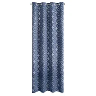 Zasłony - Eurofirany Zasłona Abella 140x250 Granatowa ex-zas-abella-gn+sr-135x250-przel - miniaturka - grafika 1