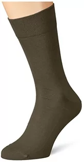 Skarpetki męskie - FALKE Męskie skarpety z miękkiej bawełny z delikatnym chwytem na nogawce na lato lub zimę czarne szare więcej kolorów 1 para wrażliwy Londyn - grafika 1