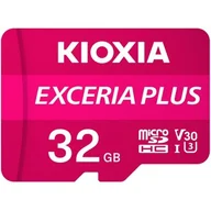 Karty pamięci - KIOXIA Exceria Plus microSDHC 32GB (LMPL1M032GG2) - miniaturka - grafika 1