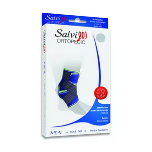 SOHO Stabilizator stawu skokowego z taśmą SALVI rozmiar XL-XXL 26-31 cm - Ortezy, stabilizatory i opaski elastyczne - miniaturka - grafika 1