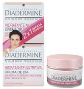Zestawy kosmetyków damskich - Zestaw do pielęgnacji twarzy Diadermine Nourishing Moisturizing Day Cream 2x50 ml (8410020637070) - miniaturka - grafika 1