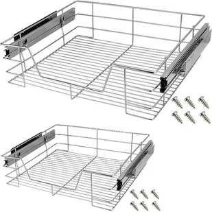 Zestaw 2 szuflad teleskopowych o szerokości korpusu 60 cm - Meble modułowe i akcesoria - miniaturka - grafika 1