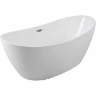 Besco WAS-170-AGR AYLA wanna wolnostojąca maskownica syfonu z przelewem grafitowa 170 x 80 - Wanny Besco WAS-170-AGR AYLA wanna wolnostojąca maskownica syfonu z przelewem grafitowa 170 x 80 - Wanny - miniaturka - grafika 1