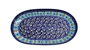 Ceramiczna półmisek średni Ceramika Bolesławiec - Miski i półmiski - miniaturka - grafika 1