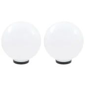 Lampy ogrodowe - Lampy zewnętrzne LED, 2 szt., kule 30 cm, PMMA - miniaturka - grafika 1