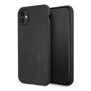 AMG Etui do iPhone 11 AMG Leather Hot Stamped czarny AMG00010 - Etui do tabletów - miniaturka - grafika 7