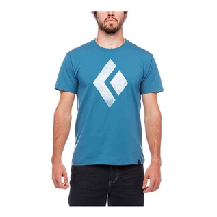 Koszulki męskie - Męski T-shirt Black Diamond CHALKED UP TEE astral blue XL - grafika 1