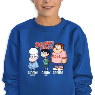 Bluza Dziecięca 128Cm Gideon Candy Grenda Gravity Falls Mix Wiele Wzorów - Bluzy dla dziewczynek - miniaturka - grafika 1