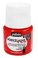 Farby i media malarskie - Farba Pebeo Porcelaine 150 - 05 Coral Red - miniaturka - grafika 1