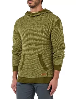 Swetry męskie - Sweter Toscarri Sweter męski, Kaki/Jasnozielony, XXL - grafika 1