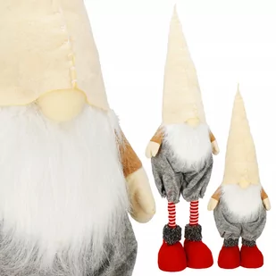 Skrzat świąteczny 53-70 cm, ozdoba świąteczna, teleskopowe nóżki - Ozdoby bożonarodzeniowe - miniaturka - grafika 1