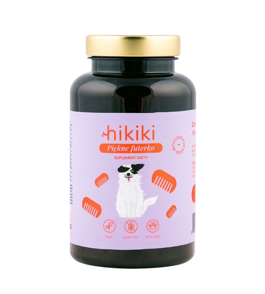 Hikiki Piękne Futerko suplement w żelkach dla psa