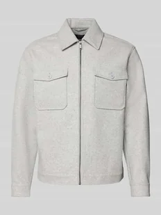 Kurtka koszulowa o kroju regular fit z kołnierzykiem typu kent - Kurtki męskie - miniaturka - grafika 1